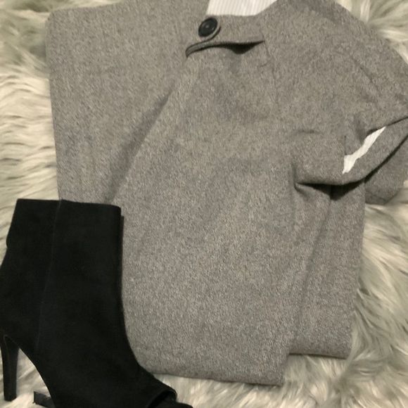 Generra Dark Academia Lined “Pewter” Wool Dress Size 6 - Picture 4 of 15